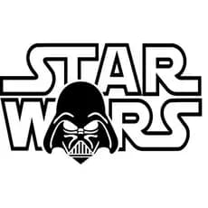 Adesivo Star Wars Logo Mod2 - Várias Cores