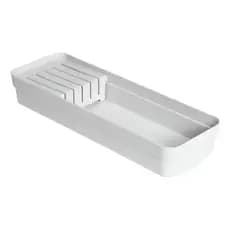 Organizador Porta Facas Para Gaveta Cozinha 5 Compartimentos Plástico Resistente PPT