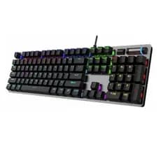 Teclado Mecânico Gamer Aula F3019 Blue Switch Cor De Teclado Preto
