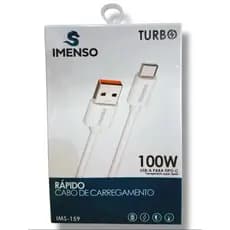 Cabo De Carregamento Rápido Imenso 100w Turbo Usb-a Para Tipo-c