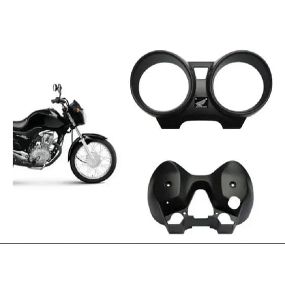 Kit Carcaça Do Painel Com Logo Honda Cg Titan Fan 150 Ks - Orbital 2601