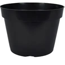Kit 10 a 100 Vasos Pote 11 Plástico Preto (430ml) - Para Mudas, Rosa do Deserto, Plantas em Geral