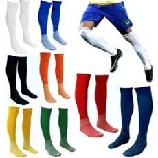 Meião de Futebol Infantil/Juvenil/Adulto Várias Cores Solado de Algodão