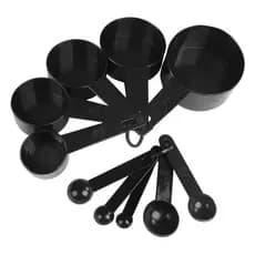 Kit Colheres Medidoras de plastico Para Receita Uso Profissional E Caseiro 10 Peças