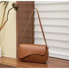 Bolsa feminina casual de ombro elegante média