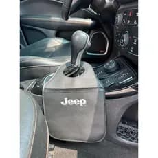 Lixeira Automotiva Couro Eco Preta Personalizada Porta Lixo Para Carro