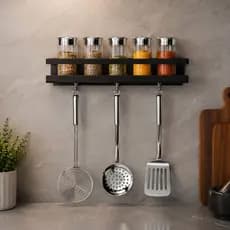 Suporte Porta Temperos e Talheres Utensílios Para Cozinha 30cm