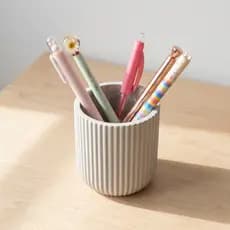 Porta Lápis Minimalista Multiuso para Maquiagem, Talheres e Organização Decorativa do Escritório BR