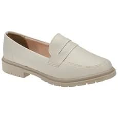 Mocassim Feminino Sapatilha Oxford Tratorado Estilo Loafer Elegante Confortável Leve Moda Social