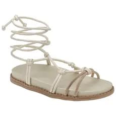 Sandalia Feminina Papete Rasteira Chinelo Slide Birken Amarração Confortável Leve Macio Moda Social