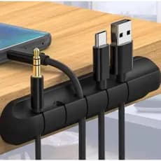 Organizador de Cabos e Fios em Silicone Flexivel