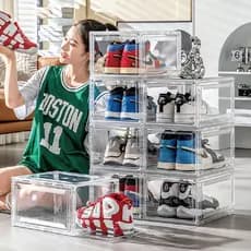 Sneaker Box Caixa Organizadora Tênis Acrílico Transparente