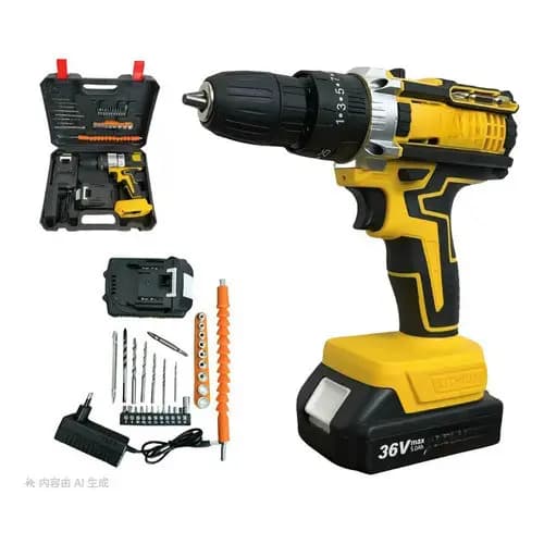Parafusadeira Chave De Lítio Bateria 36v Brushless