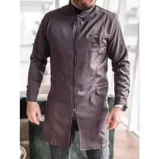 Jaleco Masculino Oxford Zíper Manga Longa Bordado Com Nome Logo