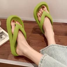 Chinelo Feminino Flip Flop Colorido Chinelo Nuvem Slid Super Leve Confort