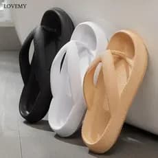 Chinelo Feminino Flip Flop Colorido Chinelo Nuvem Slid pantufa Confortável e Macio
