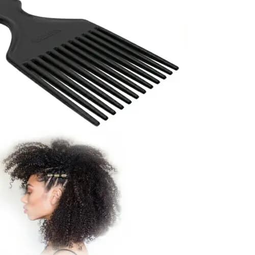Pente Afro Garfo Profissional Para Cabelo Black Power