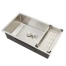 Cuba Para Cozinha Gourmet Aço Inox 304 Terena 74x44 cm Pingoo - Prata