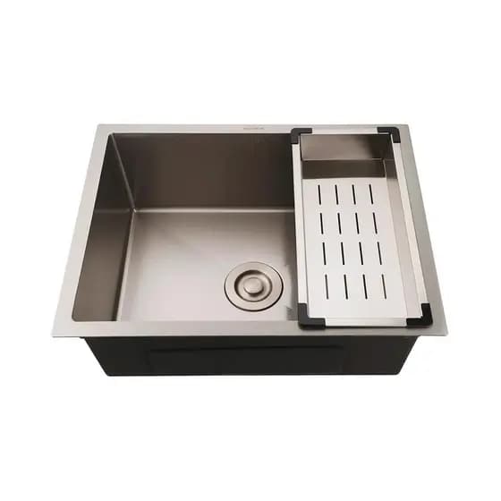 Cuba para cozinha gourmet pia aço inox com acessórios Terena 58 cm Pingoo - Prata