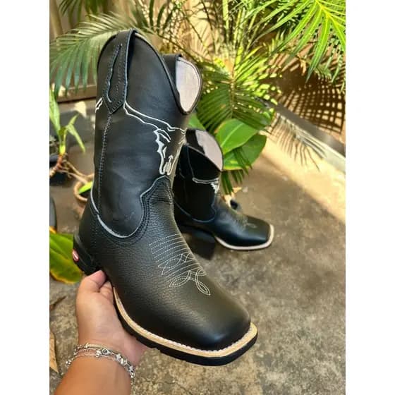 Bota Texana Masculina Angry Bull - Econômica