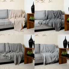 Manta Para Sofá Gigante Extra Grande 4,00M x 1,80M Super King Algodão Promoção Decoração Retrátil