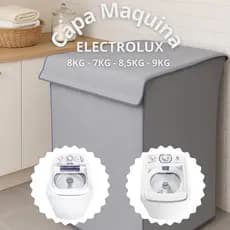 Capa Maquina de Lavar Electrolux 6kg 8kg 8,5kg e 9kg Efficient Care Essential Care Turbo Economia
