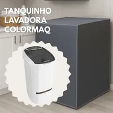 Capa Tanquinho Colormaq Suggar Mueller Impermeável Flanelada Sem Esfregador 4kg 5kg 6kg 7kg 10kg 12kg 13kg 14kg 15kg 16k
