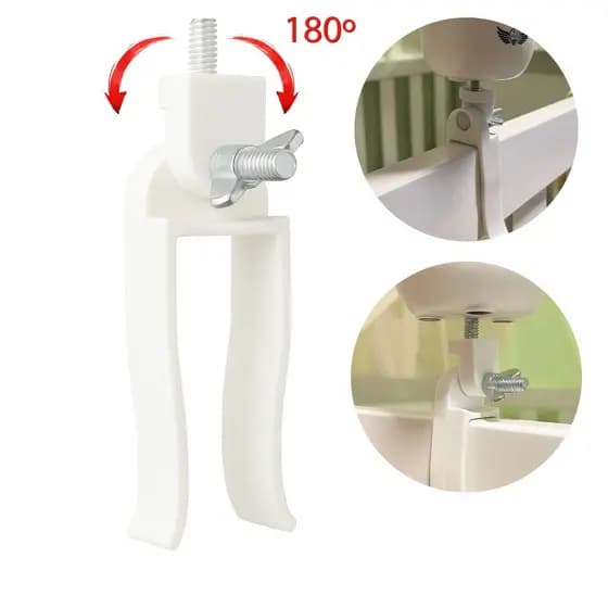 Suporte Articulável Baba Eletrônica Universal c/ Rosca Vários Modelos até 180 graus