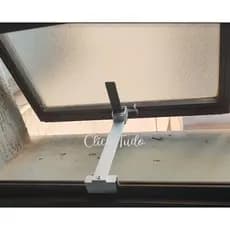 Trava limitadora de Janela Basculante - 18 cm / 30 cm Alumínio Segura Janela Apartamento