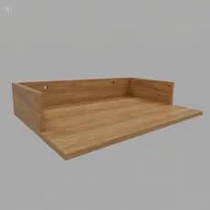 Nicho Suporte Parede Para Microondas Mdf Cozinha de 60cm Fácil Instalação