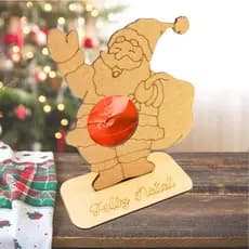 Porta Bombom Papai Noel MDF- Lembrancinha Natalina Decoração Enfeite Natal Ceia