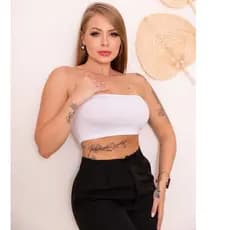 Top Faixa Branco