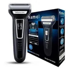 Barbeador Maquina Cortador De Cabelo e Pezinho Kemei Km-6558 Preto 100v/240v