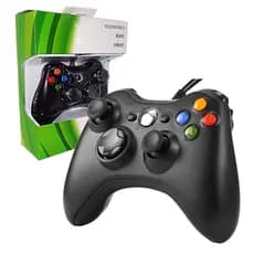 Controle Xbox 360 Com Fio P/ Xbox 360 & Pc Joystick USB C/ Chip Precisão