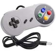 Controle USB Acessórios Pc Gamer Manete Jogos Raspberry Joystick Super Nintendo Usb Pc Manete