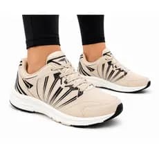 Tênis Feminino Esportivo Boxx Feet original – Ideal para Caminhada e Academia Lançamento cor tendencia off white