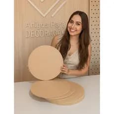 Kit 30 Sousplat Supla Soupla Suplat Mesa Posta Jogo Americano Artesanato Mdf cru
