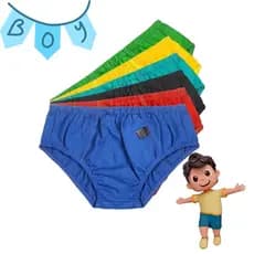 Kit 10 Cueca Infantil Slip - Cueca Infantil Algodão