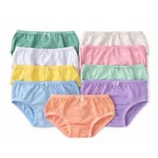 Kit Calcinha Menina 100% Algodão C/ Forro - Muito Confortável
