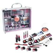 Maleta De Maquiagem Completa 50 Itens - Sombra Batom Blush