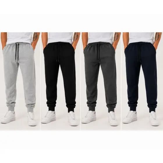 Calça Moletom grosso peluciada  masculina  Inverno Com bolso e elastico na cintura