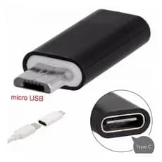 Adaptador Tipo C Fêmea Para Micro Usb V8 Macho