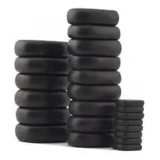Kit De Pedras Quentes Vulcânicas Para Massagem 8 Unidades