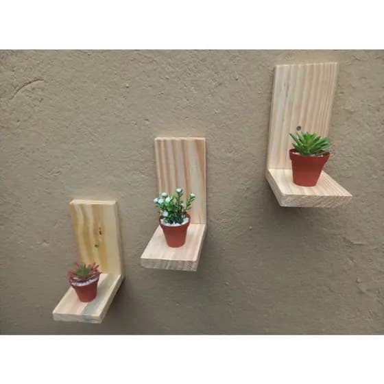 Kit com 3 prateleira multifuncional , porta vasos   ,  espelhos , suporte  de molduras de fotos, flores, quadros decorativos e decoração de parede ,decoração  casa , sala , quarto, cozinha,retratos