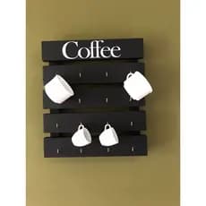 Porta xícara , decoração cozinha , quadro decorativo para guardar xícaras espaços gourmets cantinhos do café escritórios