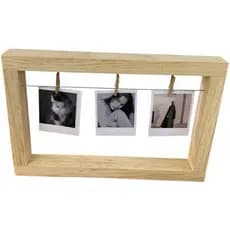 Porta Retrato madeira pinus 17x25cm Decoração fotos horizontal
