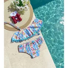 biquini ciganinha infantil menina/ roupa de praia? roupa de piscina/ roupa traje de banho