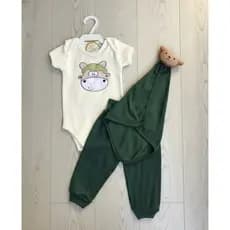 Kit Naninha + Çalça + Body RN personalizado para bebe  / infantil baby/ Saída maternidade  enxoval para menina e menino