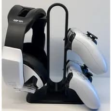 Suporte 02 Controles e Headset, Headphone Mesa Playstation