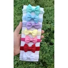 kit 7 laços faixinha menina bebe gravatinha bebe criança laços